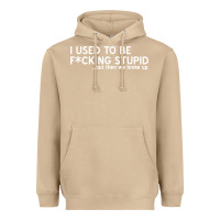 Mushroom i used to be f cking stupid Heavyweight Hoodie - linhVisuals