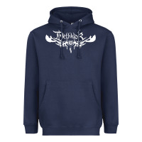 Navy dethklok Heavyweight Hoodie - linhVisuals