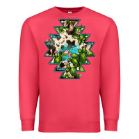 Cardinal aztec  cowhide cactus gemstone Premium Sweatshirt - JahusDesignShop