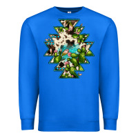 True Royal aztec  cowhide cactus gemstone Premium Sweatshirt - JahusDesignShop