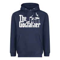 Navy godfather Heavyweight Hoodie - linhVisuals