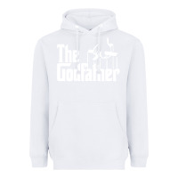 White godfather Heavyweight Hoodie - linhVisuals