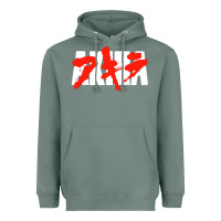 Sage black akira Heavyweight Hoodie - linhVisuals