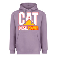 Lavender cat diesel power Heavyweight Hoodie - linhVisuals