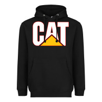 Black cat Heavyweight Hoodie - linhVisuals