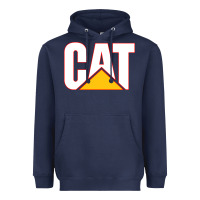 Navy cat Heavyweight Hoodie - linhVisuals