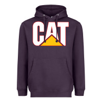 Plum cat Heavyweight Hoodie - linhVisuals