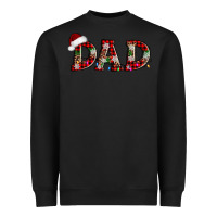 Black christmas dad Heavyweight Sweatshirt - AdoDesignShop
