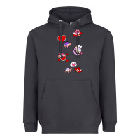 Smoke valentines day turtles Heavyweight Hoodie - linhVisuals