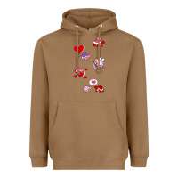 Toasted Coconut valentines day turtles Heavyweight Hoodie - linhVisuals