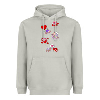 Moon Dust valentines day turtles Heavyweight Hoodie - linhVisuals