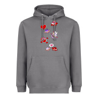 Storm valentines day turtles Heavyweight Hoodie - linhVisuals