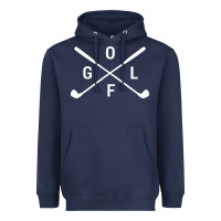 Navy Golf Club 001 Heavyweight Hoodie - linhVisuals