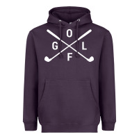 Plum Golf Club 001 Heavyweight Hoodie - linhVisuals