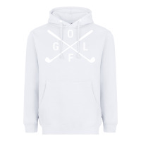 White Golf Club 001 Heavyweight Hoodie - linhVisuals