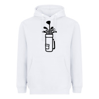 White Golf Club 003 Heavyweight Hoodie - linhVisuals