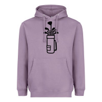 Lavender Golf Club 003 Heavyweight Hoodie - linhVisuals