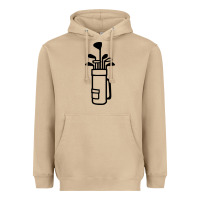 Mushroom Golf Club 003 Heavyweight Hoodie - linhVisuals