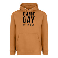 Meerkat i'm not gay but $20 is $20 (white) Heavyweight Hoodie - linhVisuals