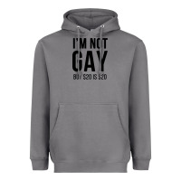 Storm i'm not gay but $20 is $20 (white) Heavyweight Hoodie - linhVisuals