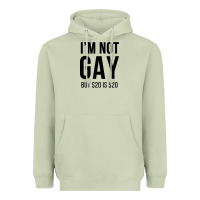 Matcha i'm not gay but $20 is $20 (white) Heavyweight Hoodie - linhVisuals