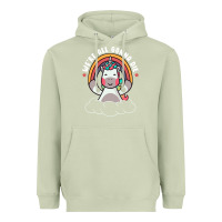 Matcha we're all gonna die funny cute unicorn Heavyweight Hoodie - linhVisuals