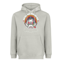 Moon Dust we're all gonna die funny cute unicorn Heavyweight Hoodie - linhVisuals