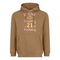 Toasted Coconut it's my daughter's 21st birthday happy to her mommy daddy t shirt Heavyweight Hoodie - linhVisuals