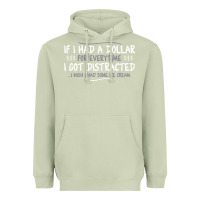 Matcha if i had a dollar for everytime i got distracted Heavyweight Hoodie - linhVisuals