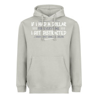 Moon Dust if i had a dollar for everytime i got distracted Heavyweight Hoodie - linhVisuals