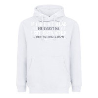 White if i had a dollar for everytime i got distracted Heavyweight Hoodie - linhVisuals