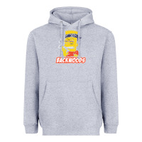 Heather Grey backwoods tshirt Heavyweight Hoodie - linhVisuals