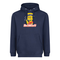 Navy backwoods tshirt Heavyweight Hoodie - linhVisuals