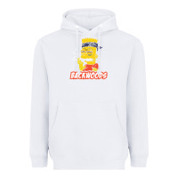 White backwoods tshirt Heavyweight Hoodie - linhVisuals