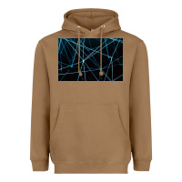 Toasted Coconut network background Heavyweight Hoodie - linhVisuals