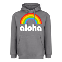 Storm Aloha Rainbow Hawaii 808 Island Hawaiian Heavyweight Hoodie - linhVisuals