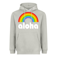 Moon Dust Aloha Rainbow Hawaii 808 Island Hawaiian Heavyweight Hoodie - linhVisuals