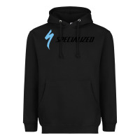 Black Specialized Bikes Bicycle Heavyweight Hoodie - linhVisuals