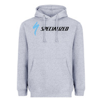Heather Grey Specialized Bikes Bicycle Heavyweight Hoodie - linhVisuals