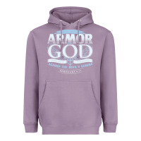 Lavender armor of god bible verse scripture Heavyweight Hoodie - linhVisuals