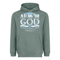 Sage armor of god bible verse scripture Heavyweight Hoodie - linhVisuals