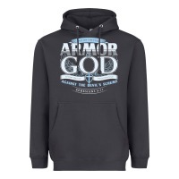 Smoke armor of god bible verse scripture Heavyweight Hoodie - linhVisuals