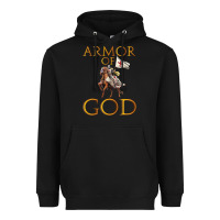 Black armor of god ephesians bible verse Heavyweight Hoodie - linhVisuals