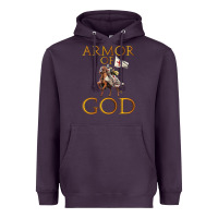 Plum armor of god ephesians bible verse Heavyweight Hoodie - linhVisuals