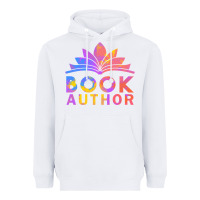 White book author funny author book writing Heavyweight Hoodie - linhVisuals