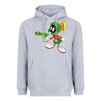 Heather Grey marvin the martian Heavyweight Hoodie - linhVisuals