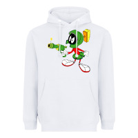 White marvin the martian Heavyweight Hoodie - linhVisuals