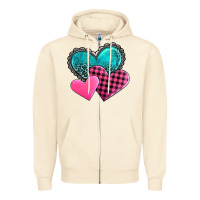 Sandshell valentine's day hearts Zipper Hoodie - AdoDesignShop