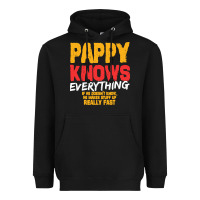 Black pappy knows everything Heavyweight Hoodie - linhVisuals