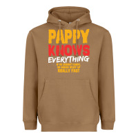 Toasted Coconut pappy knows everything Heavyweight Hoodie - linhVisuals